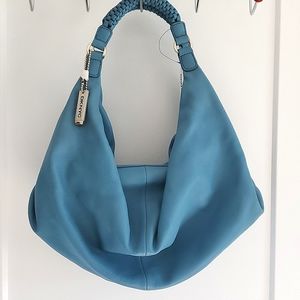 NWT DKNY large turquoise hobo bag